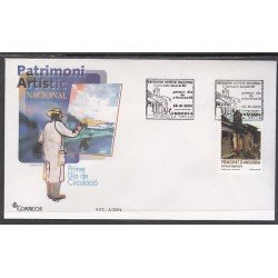 Andorra Española 316 2004 Patrimonio Artístico SPD Sobre Primer día Andorra Española 316 2004 Patrimonio Artístico SPD Sobre Primer día