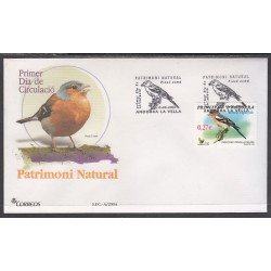 Andorra Española 318 2004 Patrimonio Natural SPD Sobre Primer día Andorra Española 318 2004 Patrimonio Natural SPD Sobre Primer día