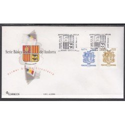 Andorra Española 335/36 2006 Principado de Andorra, escudos SPD Sobre Primer día Andorra Española 335/36 2006 Principado de Andorra, escudos SPD Sobre Primer día