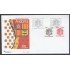Andorra Española 343/44 2007  Principado de Andorra, escudos SPD Sobre Primer día