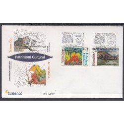Andorra Española 369/70 2009 Patrimonio Cultural SPD Sobre Primer día Andorra Española 369/70 2009 Patrimonio Cultural SPD Sobre Primer día
