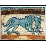 Andorra Española 424 2014 Patrimonio Cultural Románico León Fauna MNH Andorra Española 424 2014 Patrimonio Cultural Románico León Fauna MNH