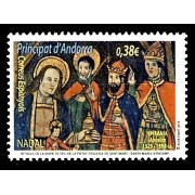 Andorra Española 425 2014 Navidad Noel Iglesia San Marcos María Encamp MNH Andorra Española 425 2014 Navidad Noel Iglesia San Marcos María Encamp MNH