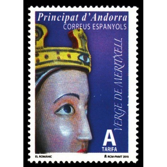 Andorra Española 427 2015 Románico Virgen Meritxell MNH Andorra Española 427 2015 Románico Virgen Meritxell MNH