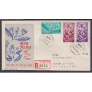 Rio Muni 42/44 Día del sello 1963 Flora SPD Sobres Primer Día