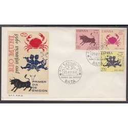 RIO MUNI 83/85 1968 Signos del Zodiaco Zodiac Fauna SPD Sobres Primer Día RIO MUNI 83/85 1968 Signos del Zodiaco Zodiac Fauna SPD Sobres Primer Día