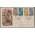 SAHARA 126/29  1956  Pro infancia Flora SPD Sobre Primer día