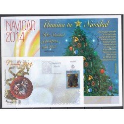 España Spain 4922/23 2014 Navidad Chritsmas SPD Sobre Primer Día España Spain 4922/23 2014 Navidad Chritsmas SPD Sobre Primer Día