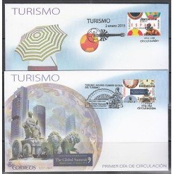 España Spain 4928/29 2015 Turismo SPD Sobre Primer Día España Spain 4928/29 2015 Turismo SPD Sobre Primer Día