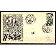 España Spain 1195 1956 Arcángel San Gabriel SPD Sobres Primer Día