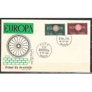 España Spain 1294/95 1960 Europa-CEPT SPD Sobre Primer Día