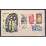 España Spain 1494/97 1963 Real Monasterio de Santa Maria de  Poblet SPD Sobres Primer Día
