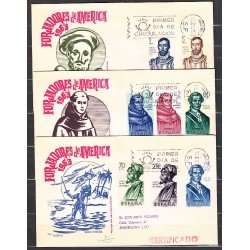 España Spain 1526/33 1963 Forjadores de America SPD Sobres Primer Día España Spain 1526/33 1963 Forjadores de America SPD Sobres Primer Día