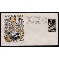 España Spain 1535 1963 Navidad SPD Sobre Primer Día