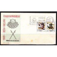 España Spain 1672/73 1965 Santo Compostelano SPD Sobres Primer Día