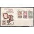 España Spain 1689/91 1965 Centenario del Primer sello dentado SPD Sobre Primer Día