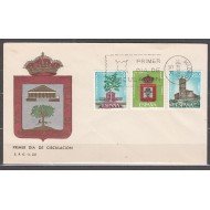 España Spain 1720/22 1966 VI Centenario de la Fundación Guernica SPD Sobre Primer Día