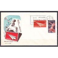 España Spain 1765/66 1966  Alegorías SPD Sobre Primer Día