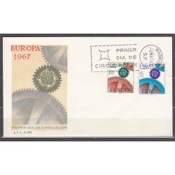 España Spain 1795/96 1967 Europa-CEPT SPD Sobre Primer Día España Spain 1795/96 1967 Europa-CEPT SPD Sobre Primer Día