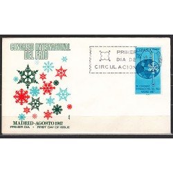 España Spain 1817 1967 Congreso Internacional del Frío SPD Sobre Primer Día