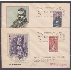 España Spain 1961/62 1970 Personajes españoles SPD Sobre Primer Día
