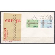 España Spain 2031/32 1971 Europa Cept SPD Sobre Primer Día