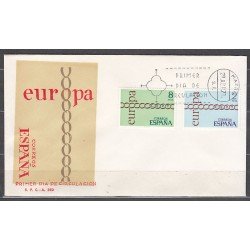 España Spain 2031/32 1971 Europa Cept SPD Sobre Primer Día España Spain 2031/32 1971 Europa Cept SPD Sobre Primer Día