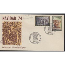 España Spain 2217/19 1974 Navidad SPD Sobre Primer Día España Spain 2217/19 1974 Navidad SPD Sobre Primer Día