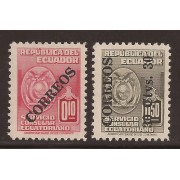 Ecuador 532/33 1950 Servicio Consular MNH