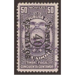 Ecuador 564 Fiscal 1953 Usados Ecuador 564 Fiscal 1953 Usados