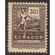 Ecuador 581 1954 Día del empleado postal MH