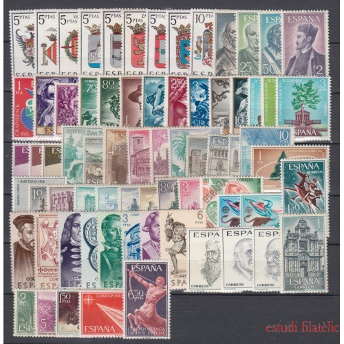 España Spain Año Completo Year Complete1966 MNH