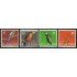 Ecuador 632/35 1958 Pájaro bird MNH