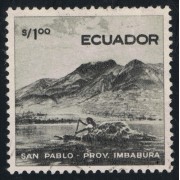 Ecuador 636 1958 Lago San Pablo Imbaura Boat Usado