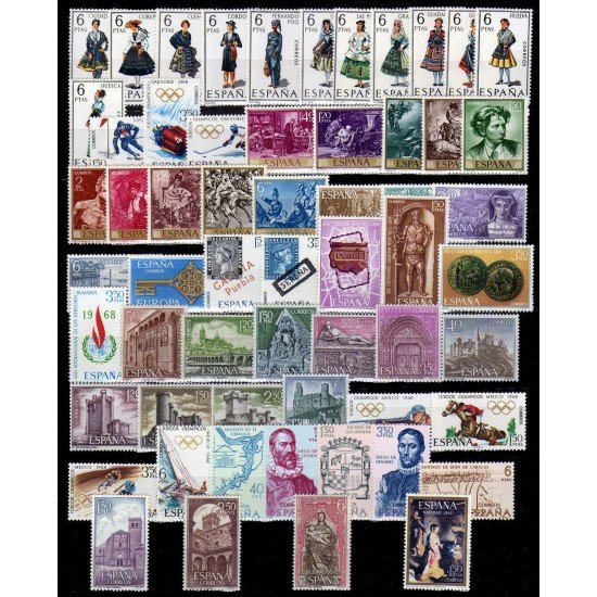 España Spain Año Completo Year Complete 1968 MNH España Spain Año Completo Year Complete 1968 MNH