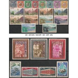 Andorra Francesa Andorre Français Año completo 1961 - 1969 Andorra Francesa Andorre Français Año completo 1961 - 1969