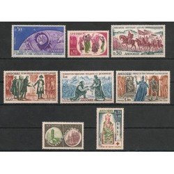 Andorra Francesa Andorre Français Año completo 1962 - 1964 Andorra Francesa Andorre Français Año completo 1962 - 1964