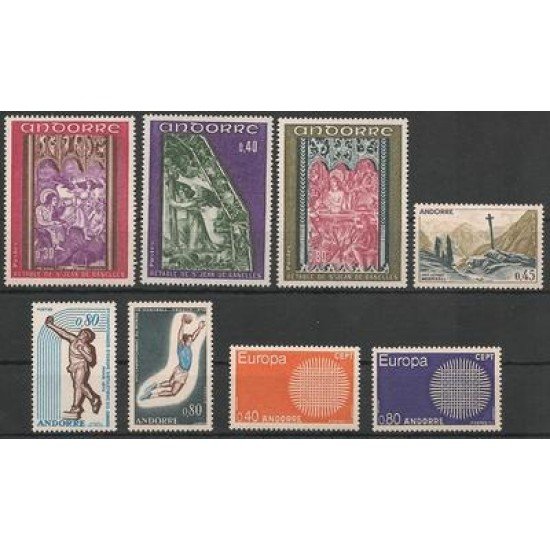 Andorra Francesa Andorre Français Año completo 1970 Andorra Francesa Andorre Français Año completo 1970