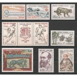 Andorra Francesa Andorre Français Año completo 1982 Andorra Francesa Andorre Français Año completo 1982