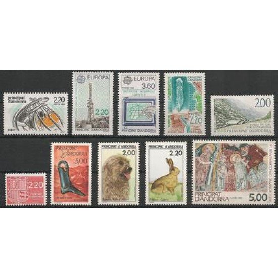 Andorra Francesa Andorre Français Año completo 1988 Andorra Francesa Andorre Français Año completo 1988