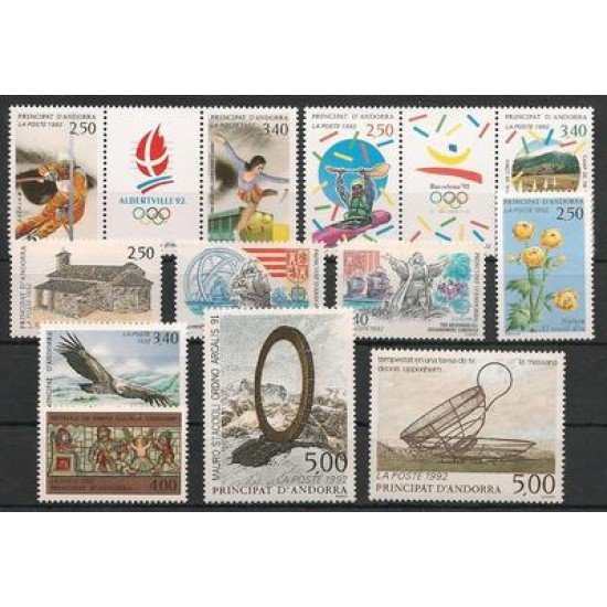 Andorra Francesa Andorre Français Año completo 1992 Andorra Francesa Andorre Français Año completo 1992