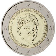 Bélgica 2016 2 € euros conmemorativos Niños desaparecidos