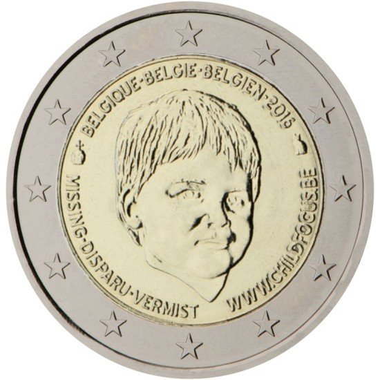 Bélgica 2016 2 € euros conmemorativos Niños desaparecidos Bélgica 2016 2 € euros conmemorativos Niños desaparecidos