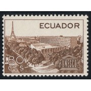 Ecuador 648 1958 UNESCO Paris Torre Eiffel MH