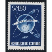 Ecuador 649 1958 Año geofísico Internacional MNH