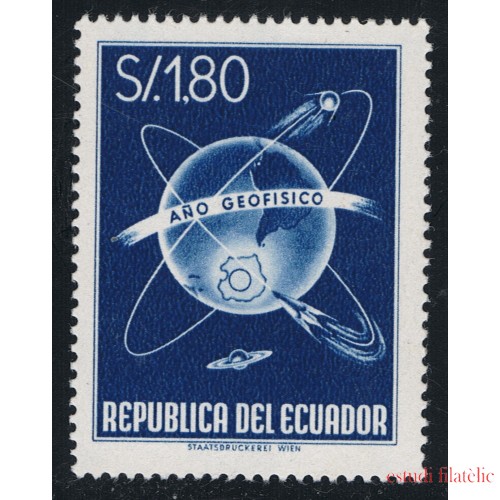 Ecuador 649 1958 Año geofísico Internacional MNH