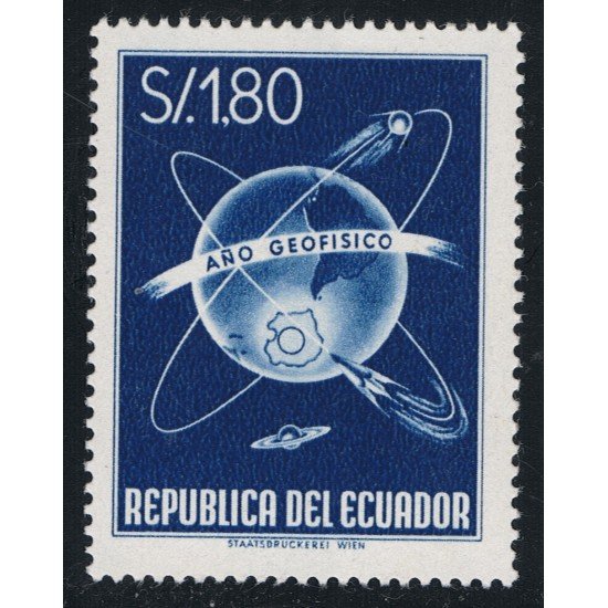 Ecuador 649 1958 Año geofísico Internacional MH Ecuador 649 1958 Año geofísico Internacional MH