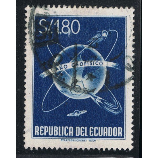 Ecuador 649 1958 Año geofísico Internacional Usado Ecuador 649 1958 Año geofísico Internacional Usado