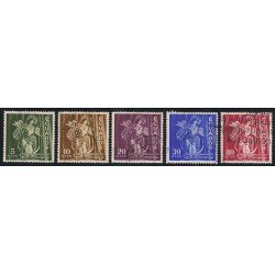 Ecuador 650/54 1959 Vírgenes de Quito Bernardo de Legarda y del Arco Usados Ecuador 650/54 1959 Vírgenes de Quito Bernardo de Legarda y del Arco Usados