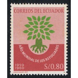 Ecuador 655 1960 Año mundial Refugiado Árbol Tree MH Ecuador 655 1960 Año mundial Refugiado Árbol Tree MH
